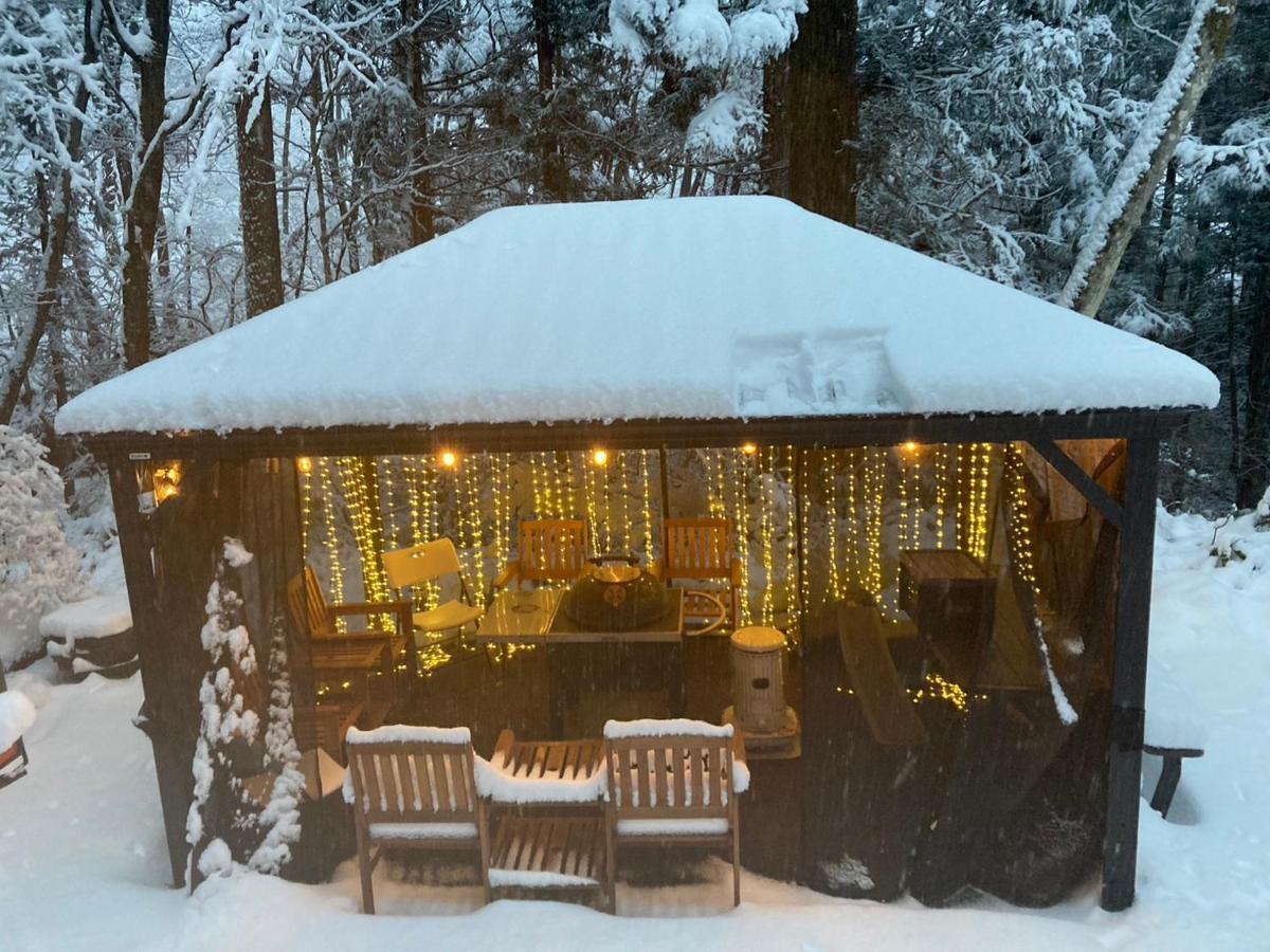 一棟貸切 森のお風呂とアウトドアサウナ 日光雪月花 Villa Exteriör bild